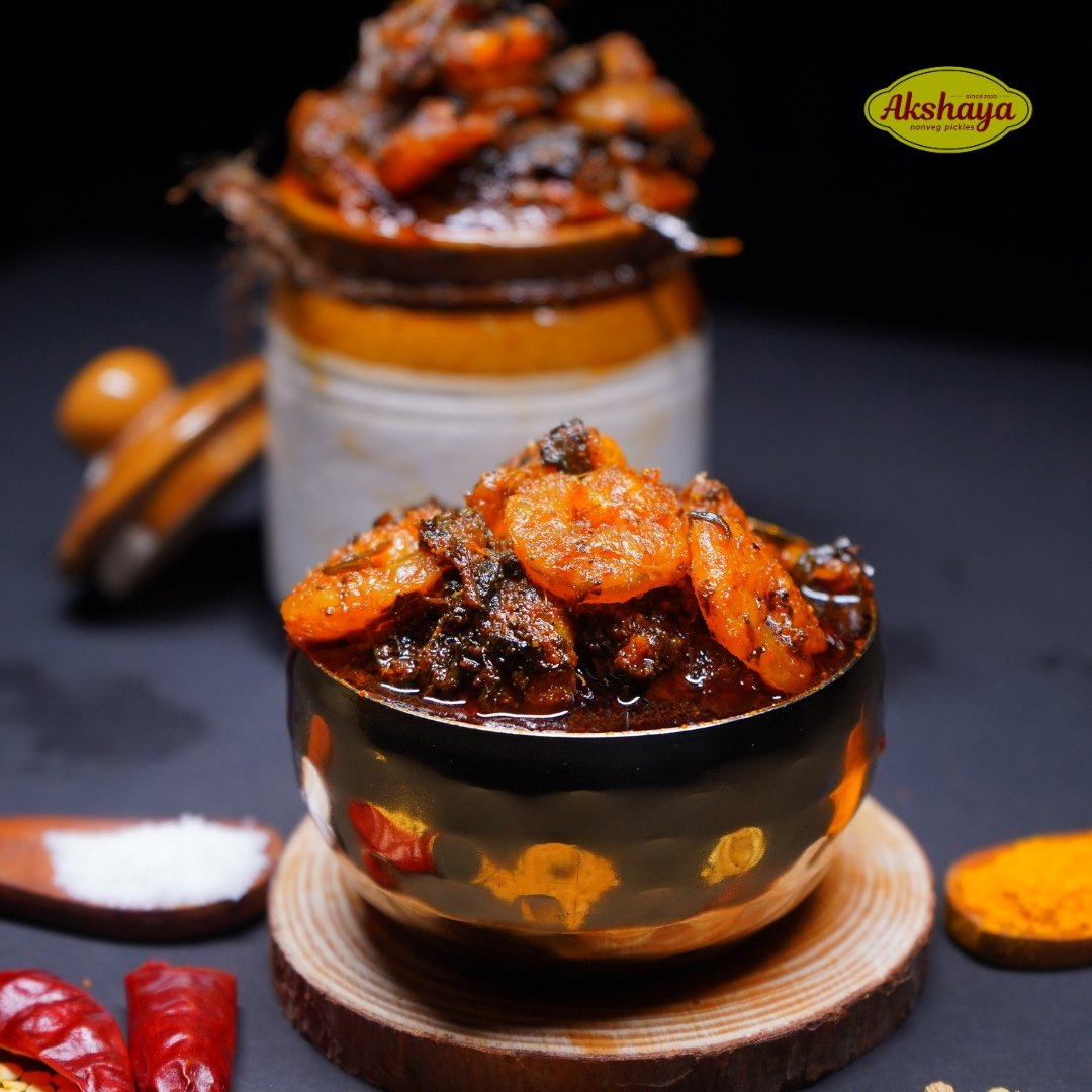 Gongura Prawns Pickle